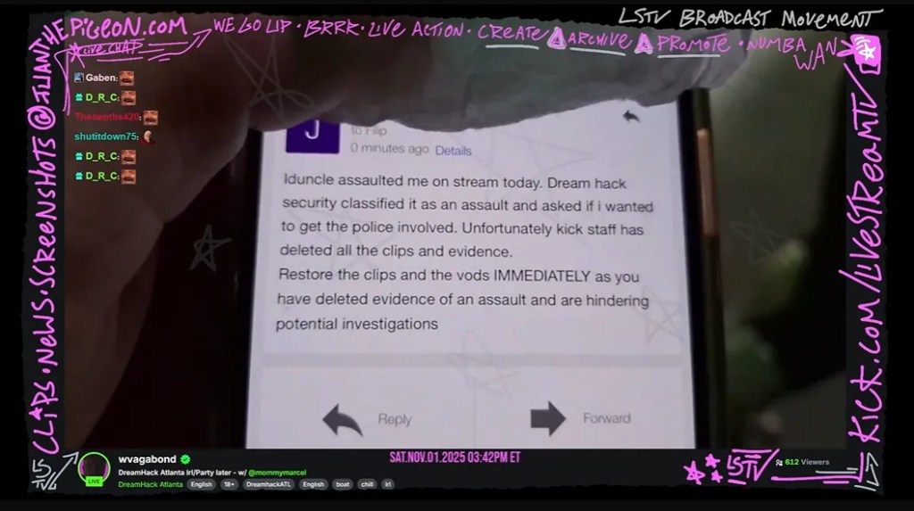 2025-11-01-vagabond-shows-email-he-sent-to-kick-informing-of-his-assault-at-dreamhack